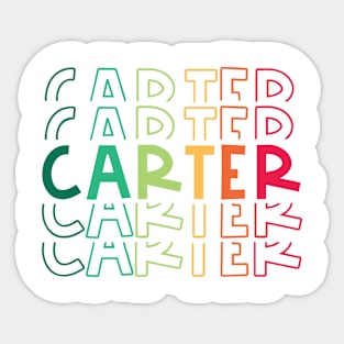 CARTER Sticker